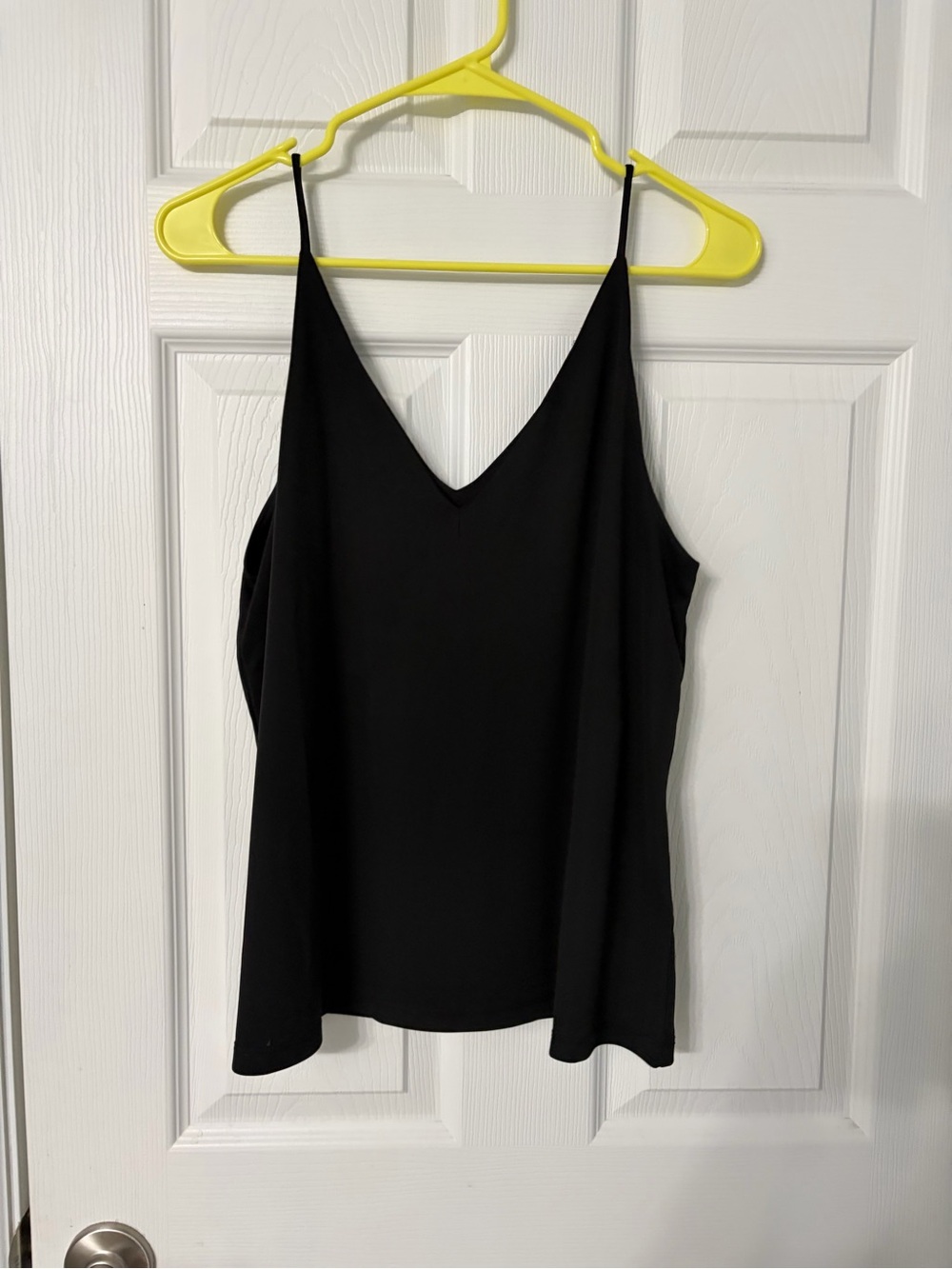 H&M Black V-Neck Spaghetti Strap Camisole